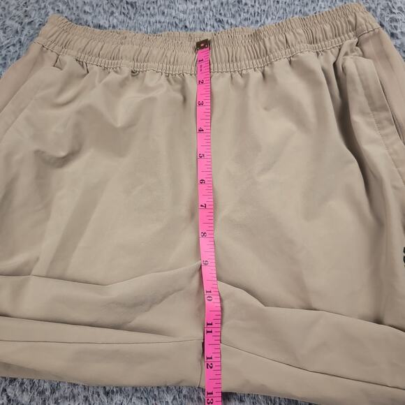Adidas Pants Adult Medium Beige Tapered Leg Athleisure Sweatpants Gym Training - Picture 6 of 9